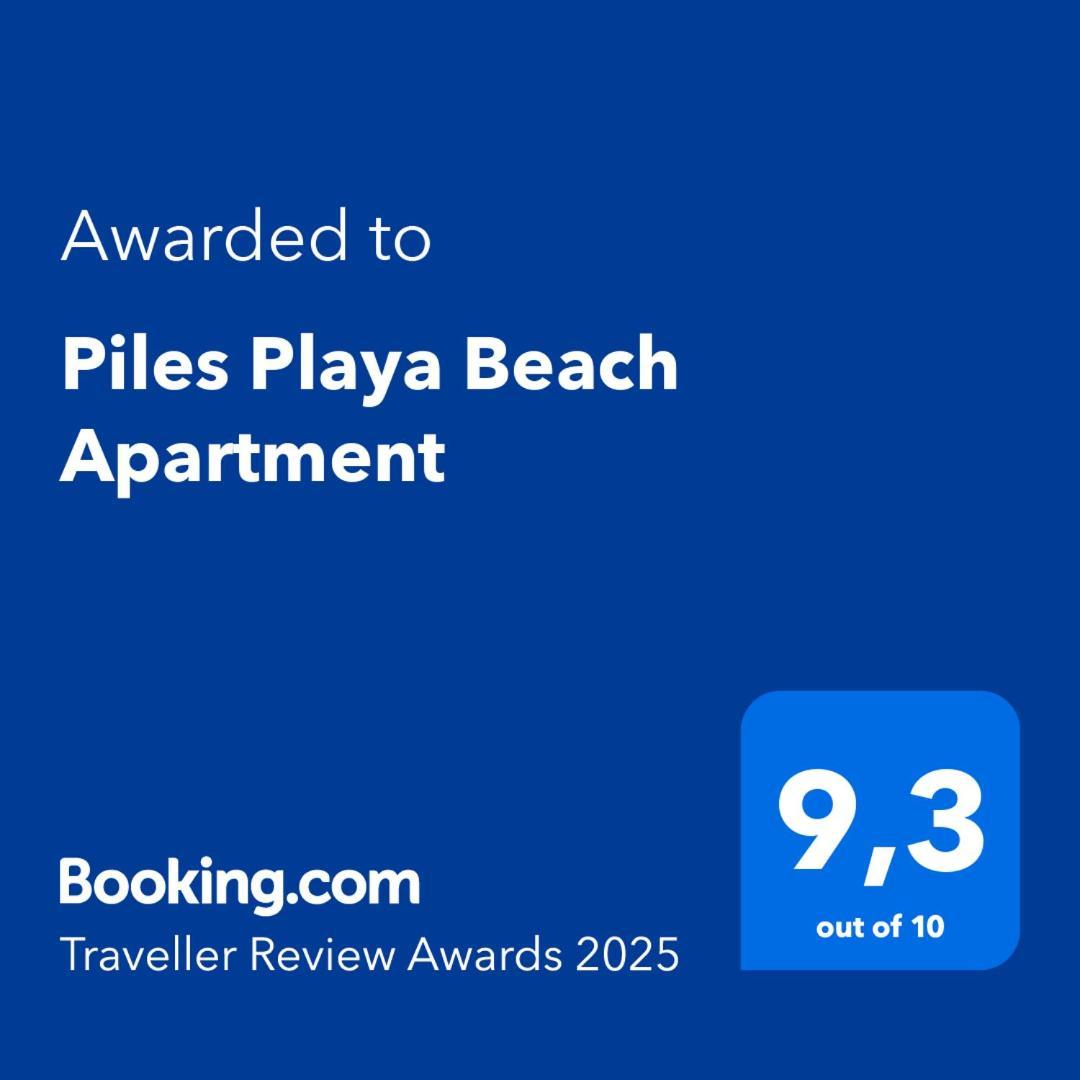 Piles Playa Beach Apartment Buitenkant foto